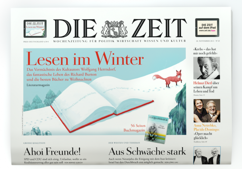 Leseranalyse 17: Print legt bei Entscheidungsträgern zu die Zeit Cover