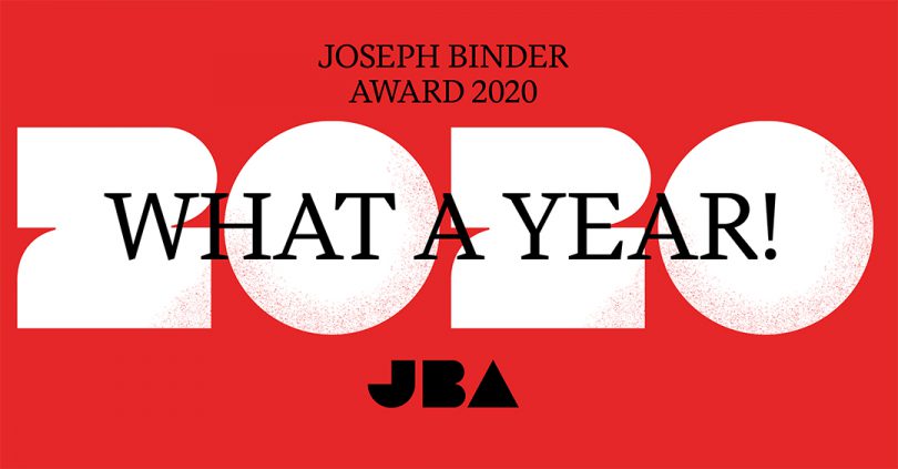 Joseph Binder Award What a year!