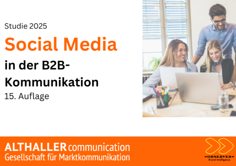 Social Media B2B Studie 2025
