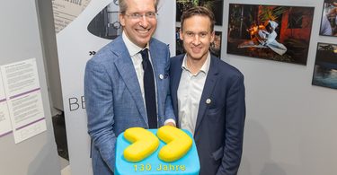 Florian Laszlo und Stephan Ifkovits auf der 130 Jahre OBSERVER Feier.