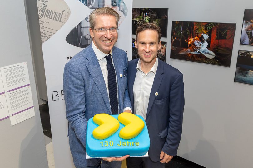 Florian Laszlo und Stephan Ifkovits auf der 130 Jahre OBSERVER Feier.